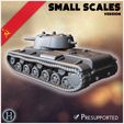 8.jpg KV-1 M1941 (versão em escala reduzida) - Exército soviético WW2 Segunda Guerra Mundial Frente Leste Ostfront RPG Mini Hobby