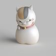 Madara.2186.jpg Madara (斑)-Nyanko-sensei-Natsume's Book of Friends - cat-feline-sitting pose-FANART FIGURINE