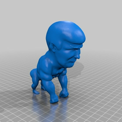 2c7c95f8c12bf47cd3e343fe1c43a67b.png Free STL file Trumprilla- yeah that's exactly what you thought・3D printing model to download