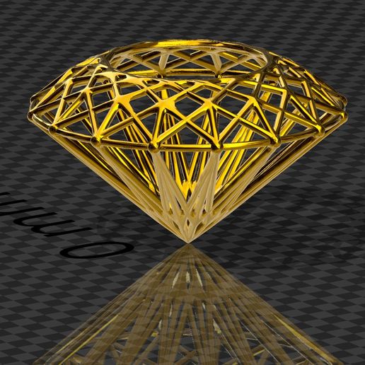 emerald structure 3D model