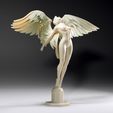 Female-Angel-Winged-Nude-Sculpture.jpg STL file Female Angel Winged Nude Sculpture・3D printable model to download, x9s