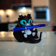 PhotoRoom-20231024_124306.png Toothless Pen Holder ( Support FREE )