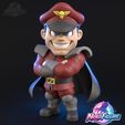 Bison_07.jpg Bison Street Fighter Chibi Figurine stl imprimível