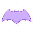 Batman Justice League Logo(Half).STL Batman VS Superman Logo