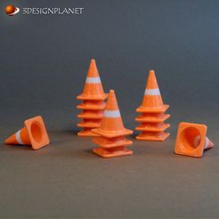 Traffic_cone_02.jpg STL file Traffic cone・3D print design to download