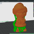 sliced-view.png Mini Grinch - Cute Christmas Toy - 3D Print STL/3MF