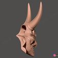 12.jpg Devil Mask - Satan Mask - Hannya Mask - Halloween cosplay 3D print model