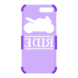 iPhone8Plus_Case_RIDE.stl iPhone 8 Plus case 'RIDE' - V2 included!