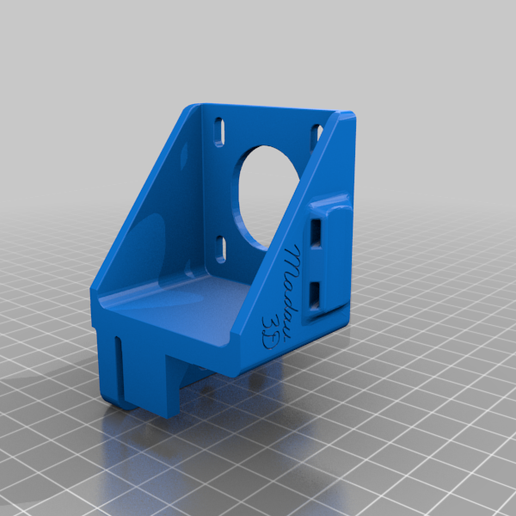 Ender_3_DD_Adapter_Plastic_HMgen5.png CR-10 / Ender 3 Direct Drivinator - for Hero Me Gen5 fan duct