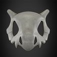 CuboneMaskFrontal.jpg Pokemon Cubone Skull Mask for Cosplay