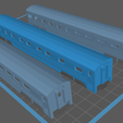 2.png Indian Pacific Ghan car trailer NR class shell Complete set 3D print model