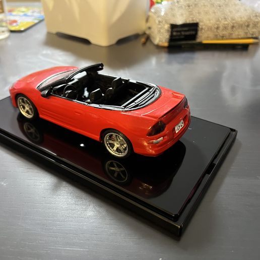 IMG_9698.jpeg Mitsubishi Eclipse GT 2000 Convertible - Modèle imprimable en 3D à l'échelle 1/24