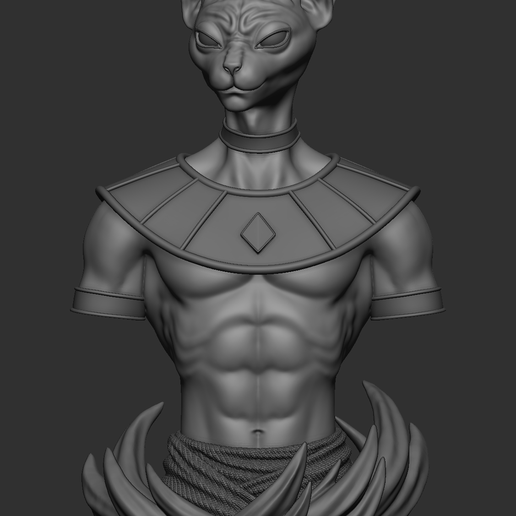 beerus_print3.png Dragon Ball - Beerus Sama Bust Rework
