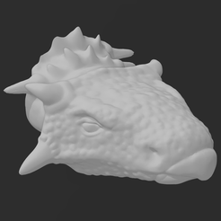 Screenshot-2023-03-08-164219.png STL-Datei Ankylosaurus Kopf Büste・3D-druckbare Vorlage zum herunterladen