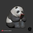 Panda_-Image_Color_001_AZ3DDOJO.jpg Panda Bear STL for 3D Printing