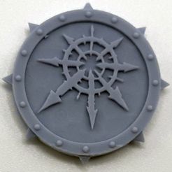a7a51d56-fad5-466a-98fb-444b2ae6524e.jpg Free 3D file Blood Bowl Chaos Chosen Token・3D printer model to download