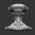 8.jpg Бюст инопланетянина 12 - STL-файл для 3D-печати