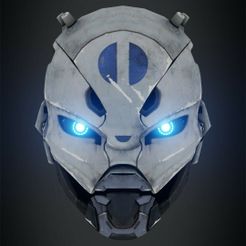 StrangerFrontal.jpg STL file Exo-Stranger Helmet for Cosplay・3D printing template to download