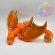 charizard_02_wm2.jpg Charizard - Flexi Articulated Pokémon (print in place, no supports)