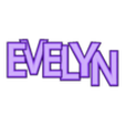 Evelyn.stl Evelyn / Evie / Eve Keyring