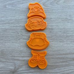 CORTADORESYMAS-4.jpeg Archivo STL BRUJITA POR PARTES HALLOWEEN CORTADOR - CUTTER HALLOWEEN WITCH・Diseño de impresora 3D para descargar