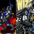 leo-gutierrez-lobovswolverine.jpg x2 Lobo Vs Wolverine Dioram Crossover DC Comics Vs Marvel