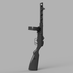 ppsh41-unsupported.png Archivo STL 1/35 PPSH 41・Modelo de impresión 3D para descargar