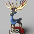 Xerneas.1052.jpg Xerneas - legendary - FAN ART - POKÉMON FIGURINE -POKEMON