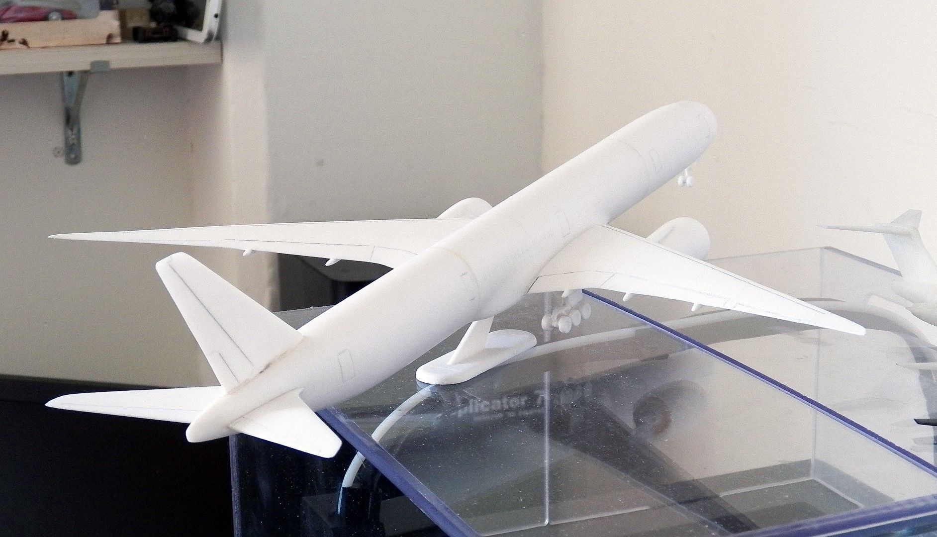 100_0060 (Large).jpg Télécharger fichier STL Modèle réduit d'avion Boeing 777X • Modèle imprimable en 3D, guaro3d