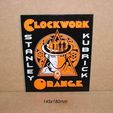 clockwork-orange-naranja-mecanica-stanley-kubrick-pelicula-cartel-pelicula.jpg Clockwork Orange, Clockwork Orange, Stanley Kubrick, movie, poster, sign, logo, 3D printing, logo, 3D printing