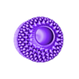 organic_sphere .stl spherical virus pencil stand