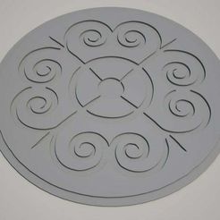 mandala0002.jpg Free STL file mandala easy print・3D printing model to download