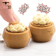 Cutie3D_Moonstone_Succulent_Keycap_Fidget_Clicker_Keychain_-_01.png Cutie3D Moonstone Succulent Keycap Fidget Clicker Keychain - Porte-clés sac à dos mignon