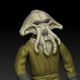 ScreenShot421.jpg STAR WARS .STL SQUID HEAD .3D ACTION FIGURE .OBJ KENNER STYLE.