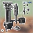 2.jpg Set of futuristic giant drill with drilling hole and sorting annex (3) - Future Sci-Fi SF Post apocalyptic Tabletop Scifi Wargaming Planetary exploration RPG Terrain