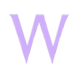 W.stl Letras y Números ASSASSINS CREED | Logo