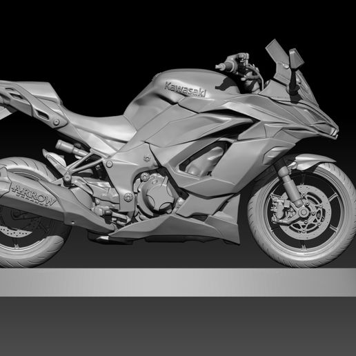 🥷 Kawasaki ninja 1100sx 2025・Arquivo STL para Impressão 3D・Cults