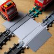 01.jpg Rail crossing for Playmobil Railway