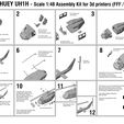 instructions.jpg Fichier STL HUEY UH1H HELICOPTER - Echelle 1/48 Kit d'assemblage・Objet imprimable en 3D à télécharger