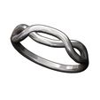 Link-Overlapping-knot-band-size6to10-10.jpg Anel de elos com nó sobreposto torcido tamanhos 6 a 10 Modelo de impressão 3D