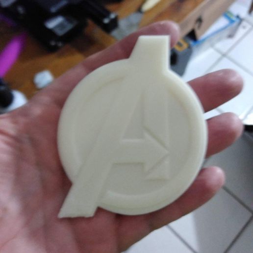 Avengers Logo Medallion / Coin 3D model