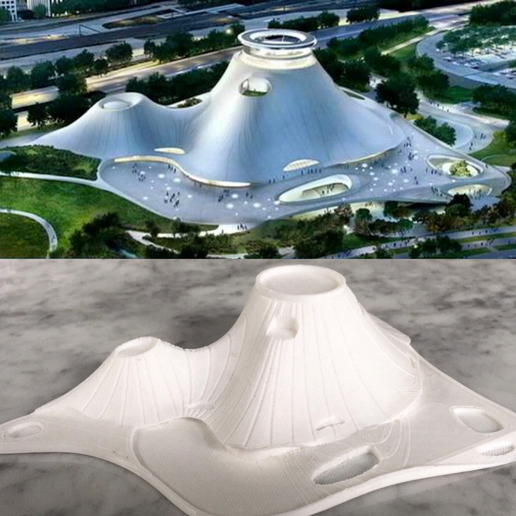 George Lucas Museum of Narrative Art, Chicago IL - Scale Model