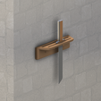 Screenshot-2025-11-29-084325.png Simple Wall-Mounted Knife Holder – Minimalist 3D Printable Kitchen Organizer