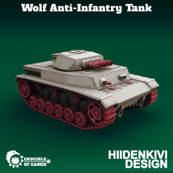 port19.png Download file Wolf Anti Infantry Tank • Design to 3D print, Pelicram