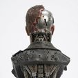 033d513d-d061-4e40-9e01-2d9e3e7589f8.jpg Battle Damaged T800 Bust STL Terminator Cyborg 3D Printable Statue