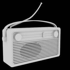 radioA.jpg Fichier OBJ gratuit Radio・Design pour impression 3D à télécharger