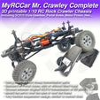 MRCC_MrCrawley_Complete_30.jpg MyRCCar Mr. Crawley Complete. 1/10 Customizable RC Rock Crawler Chassis with Portal Axles and Gearbox