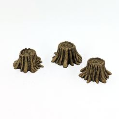 Robagon_Stump.jpg Free STL file Stump for Gloomhaven・3D printer design to download