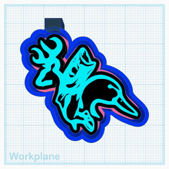 Deer-bass-duck.png STL file Deer buck bass・3D printable model to download