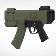 1.218.jpg Modified H&K MP5K from the movie Doom 3d print model